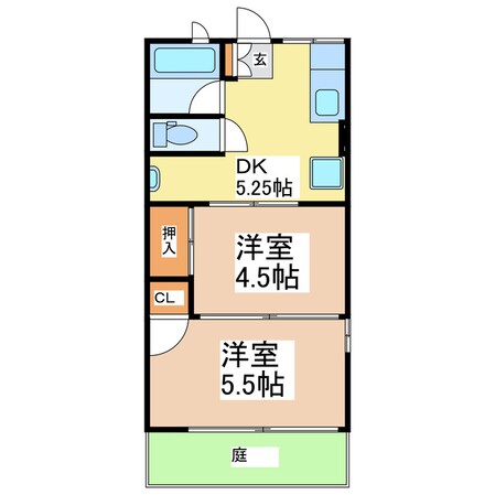 シティハイムグランデージの物件間取画像